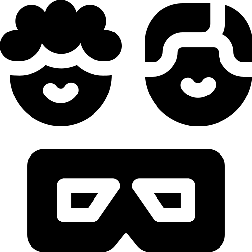 Blind children icon